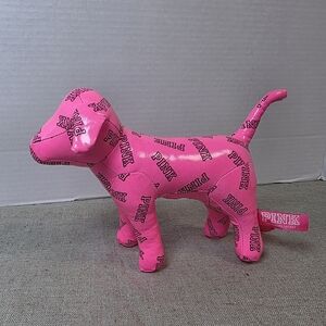 PINK Victoria's Secret Plush Dog Toy - Hot Pink